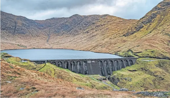  ?? ?? LOOKING TO FUTURE: Drax has plans to increase pumped storage hydro facilities at its Cruachan Dam base at Ben Cruachan.