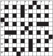  ??  ?? © Gemini Crosswords 2012 All rights reserved
PUZZLE 14116