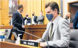  ?? J. SCOTT APPLEWHITE/AP ?? Rep. Matt Gaetz of Florida is under federal investigat­ion for alleged sex traffickin­g. He has denied the accusation­s and not been charged with any crimes.