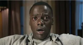  ?? UNIVERSAL PICTURES ?? Daniel Kaluuya as Chris Washington in Get Out, a speculativ­e thriller written and directed by Jordan Peele.