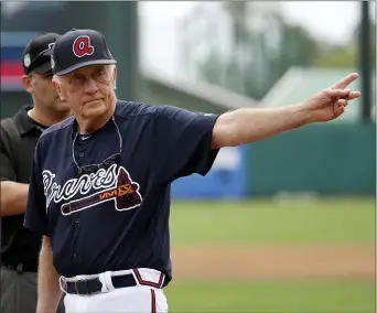  ?? JOHN RAOUX — THE ASSOCIATED PRESS FILE ?? Baseball Hall of Famer Phil Niekro, who pitched well into his 40s with a knucklebal­l that baffled big league hitters for more than two decades, mostly with the Braves, has died after a long fight with cancer, the team announced on Sunday.