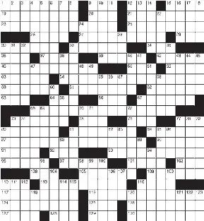 Poker Markers Crossword