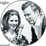  ??  ?? June Carter and Johnny Cash duet on stage, above