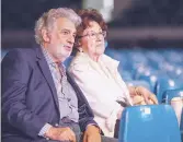  ?? Associated Press: Tibor Rosta/MTI ?? Placido Domingo and his wife, Marta