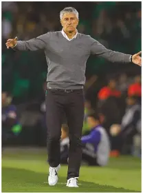 ??  ?? Style...Quique Setien’s Barca are expected to play a more expansive game