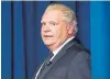  ??  ?? Enough with the disjointed promises of more spending and tax cuts, Doug Ford should give voters a costed PC platform.