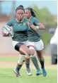  ?? Picture: GALLO IMAGES ?? POWERING THROUGH: Springbok women’s rugby player Piwokuhle Nyanda has struggled during lockdown, but the period has also taught her valuable lessons.