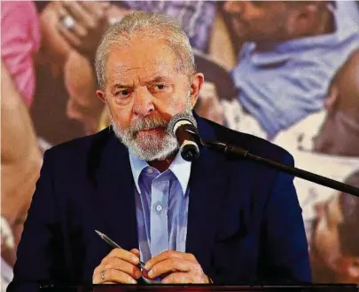  ?? AFP ?? k Lula da Silva ya no tiene sentencias que le impidan ser candidato, pero aún falta más de un año para los comicios.