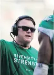  ?? BRANDON HARDER ?? Roughrider­s head coach and GM Chris Jones believes his team hasn’t played solid defence since their last bye week.