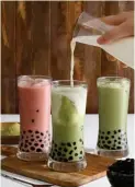  ?? ?? REFRESH YOURSELF A glass of Sunrise Milktea can help you cool down in the summer heat