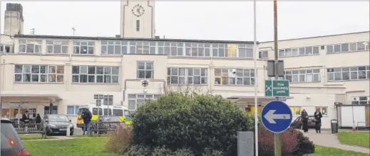  ??  ?? Campaigner­s fear for the future of Kent and Canterbury Hospital