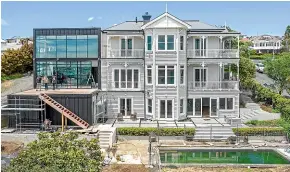  ?? ?? This 1000-square-metre rebuilt mega mansion, at 83 St Marys Rd in St Marys Bay, Auckland, includes a self-contained apartment. It is being marketed by Wall Real Estate and is expected to fetch about $15m.