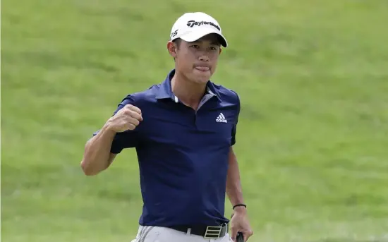  ?? AP ?? BIG STEP: Collin Morikawa moves to No. 13 in the world after yesterday’s win at the Workday Charity Open.