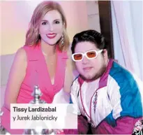  ??  ?? Tissy Lardizab y Jurek Jablonicky