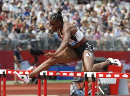  ?? (Photo: AFP) ?? Women’s 100m hurdles world champion Danielle Williams