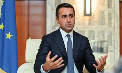  ??  ?? The foreign minister, Luigi Di Maio, said the five deputies should come forward and confess. Photograph: Andreas Solaro/AFP/Getty Images