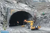  ?? FILE ?? The Sela tunnel is expected to cut down travel time to Tawang by an hour.
