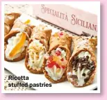  ?? ?? Ricotta stuffed pastries