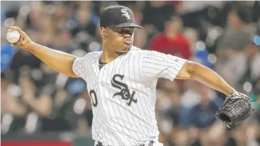  ?? AP ?? Reynaldo Lopez has been the Sox’ best starter this season, but he has to work on the command of his fastball and the location of his off-speed pitches.