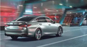  ?? LEXUS ?? The new ES has a larger back seat than other Lexus cars.