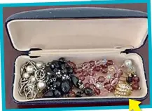  ??  ?? I use an old glasses case to store jewellery when I travel. It helps keep everything safe and ensures bits don’t get lost.Kathy Mackay, Innaloo, WA