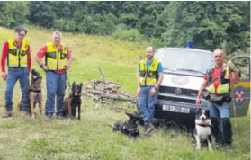  ??  ?? U akciji su sudjeloval­a četiri potražna tima i voditelj potrage