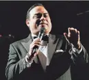  ?? STEPHEN LOVEKIN / GETTY IMAGES ?? Puerto Rican bandleader Gilberto Santa Rosa plays the Briggs & Stratton Big Backyard for Summerfest July 8. The stage is largely devoted to Latin music that day.