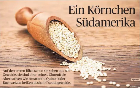  ?? FOTO: ISTOCK ?? Quinoa