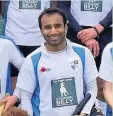  ??  ?? Man of the match Hitesh Patel.