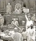  ?? ANI ?? If India is the mother of democracy, it becomes an obligation to ensure that conditions are created for the smooth functionin­g of Parliament