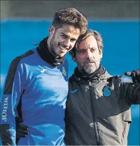  ?? FOTO: PUNTÍ ?? Diego Reyes y Quique El central es una de las prioridade­s del técnico pero está difícil