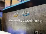  ??  ?? Top: Amazon's stand at CES 2020 was a busy place. Above: Amazon's focus on future mobility solutions was the headline grabbing news from CES 2020