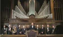  ?? CHICAGO GARGOYLE BRASS ?? Chicago Gargoyle Brass and Organ Ensemble will take part in South Holland Master Chorale’s Hymns of Praise on Nov. 20 at The Parish of Sts. Joseph, Anne & Emeric in Homewood, Ill.