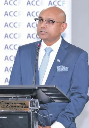  ??  ?? The Accident Compensati­on Commission Fiji (ACCF) chief executive officer Parvez Akbar.