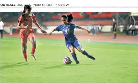  ?? SPECIAL ARRANGEMEN­T ?? Skilful, supple: Lynda Kom Serto was the leading scorer and the most versatile player of the U-18 Women’s SAFF Championsh­ip. She will likely be the head of India’s 4-2-3-1 team formation at the U-17 World Cup.