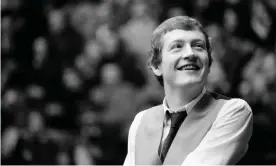  ?? Photograph: Getty Images ?? Steve Davis is all smiles at the Crucible in April 1981.
