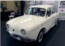  ??  ?? Rare Alfa-renault Dauphine turned heads