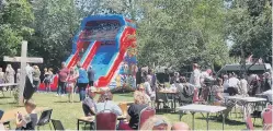  ?? ?? Hundreds enjoyed the summer fete run by St Faith’s Church, Lee-onSolent, says the vicar.