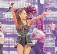  ?? Melissa Phillip/Staff photograph­er ?? Ariana Grande RodeoHoust­on debut in 2015 was attended by 75,068 people.