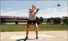  ?? Hearst Connecticu­t Media file photo ?? Anna Mahon, Brookfield's newly appointed assistant superinten­dent, is a former Olympic hammer thrower.