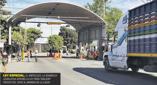  ?? ?? LEY ESPECIAL. EL MIÉRCOLES, LA ASAMBLEA LEGISLATIV­A APROBÓ LA LEY PARA “AGILIZAR” PROYECTOS, PERO AL MARGEN DE LA LACAP.