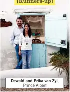  ??  ?? Dewald and Erika van Zyl,