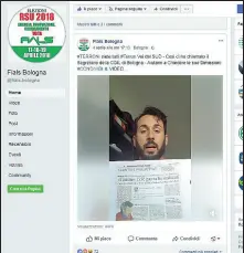  ?? Nel mirino ?? A sinistra il video di Sepe che rilancia le accuse a Baldo e a destra la lettera con i proiettili