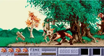  ??  ?? » [Amiga] Ivanhoe had impressive cartoon-quality graphics but this original game was annoyingly repetitive.