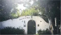  ?? Photograph­s by Robert Gauthier Los Angeles Times ?? A GENTLY UPDATED 1936 Spanish Colonial Revival-style house on Mt. Washington is home to Lucas Luttrell, not quite 2, and Osler the Rhodesian Ridgeback, top. “Casa de Mi Sueño” is stenciled on the entry wall. A bathroom, left, feels old yet new.