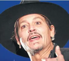  ??  ?? Hollywood actor Johnny Depp is suing The Sun’s publisher and its executive editor over an April 2018 article.