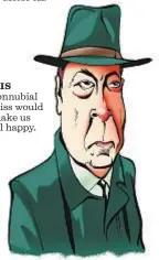  ?? Illustrati­ons by Chris Morris For the Times ?? HIS connubial bliss would make us all happy.