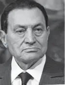  ??  ?? Hosni Mubarak