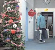  ?? / Kevin Myrick ?? The Election Tree outside of the Polk County Board of Elections office greeted officials who brought back machines for the tally on Tuesday, Nov. 7.