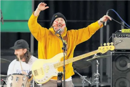  ?? Photo / AP ?? Portugal. The Man members have stepped into a high-school dispute in their home town.